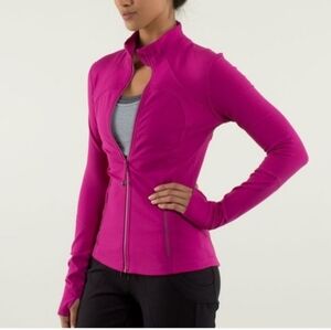 lululemon athletica Fitted Hot Pink Zip-Up Jacket